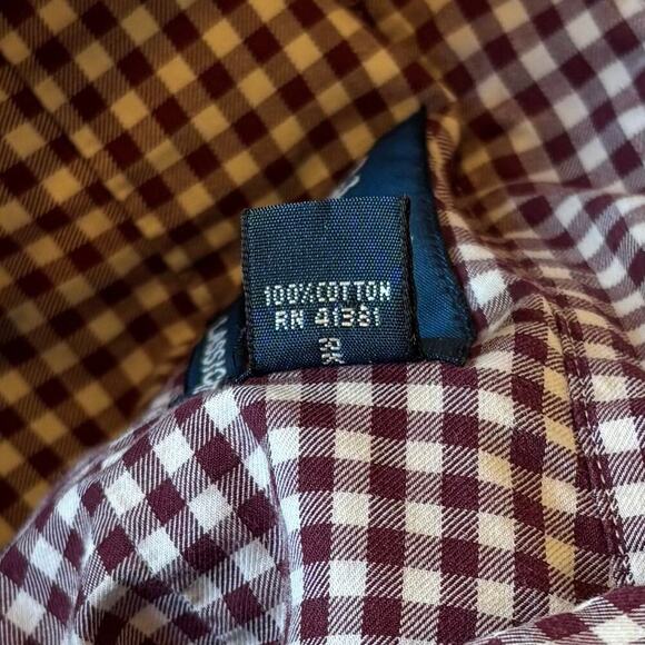 VTG Y2K Ralph Lauren Classic Fit Button Down Shirt Gingham Pony Logo Mens XL - Picture 3 of 7